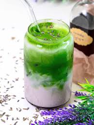 Iced Lavenderose Matcha Latte